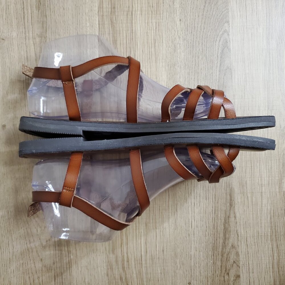 Time and Tru Strappy Sandals Braided Women's Size 10 NWOT - Picture 7 of 10